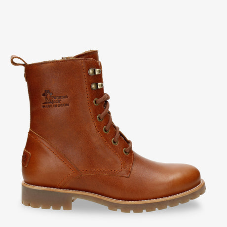 Fara Igloo Trav botas de piel con forro interior de pelo natural. cuero