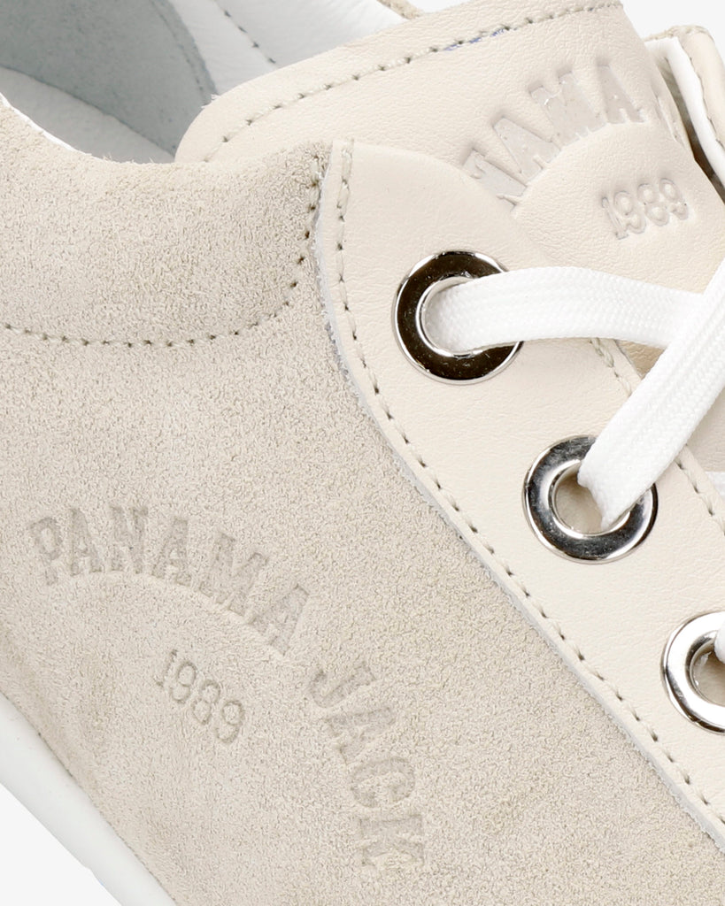 Farum sneakers de piel con forro interior de piel. crudo