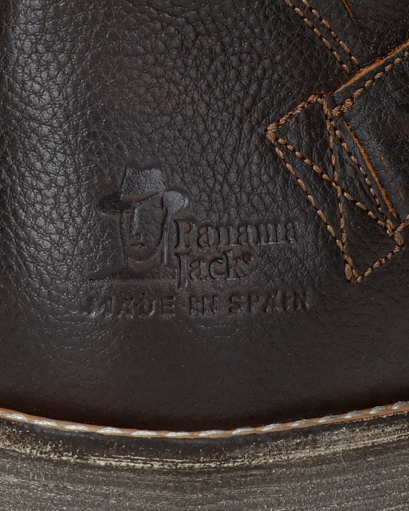 Faust botas de piel con forro interior de pelo. castaño