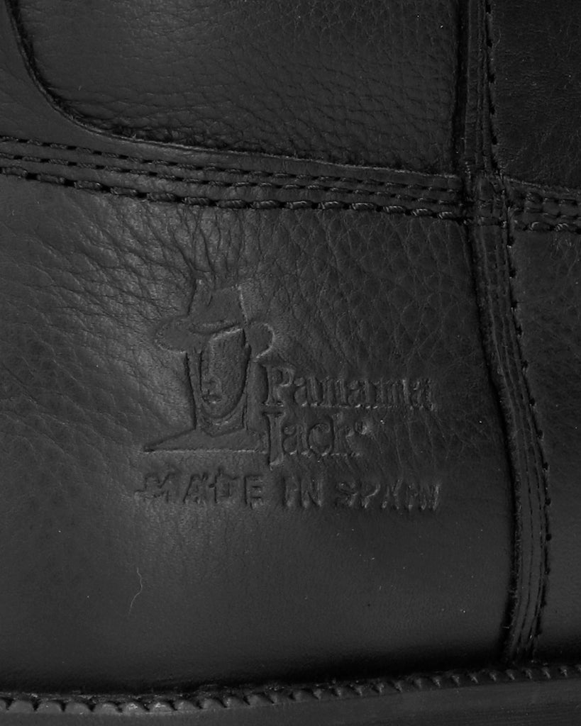 Fedro Igloo botas de piel con forro interior de pelo natural. negro