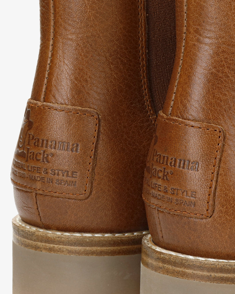 Francesca Igloo botas de piel con forro interior de pelo natural. cuero