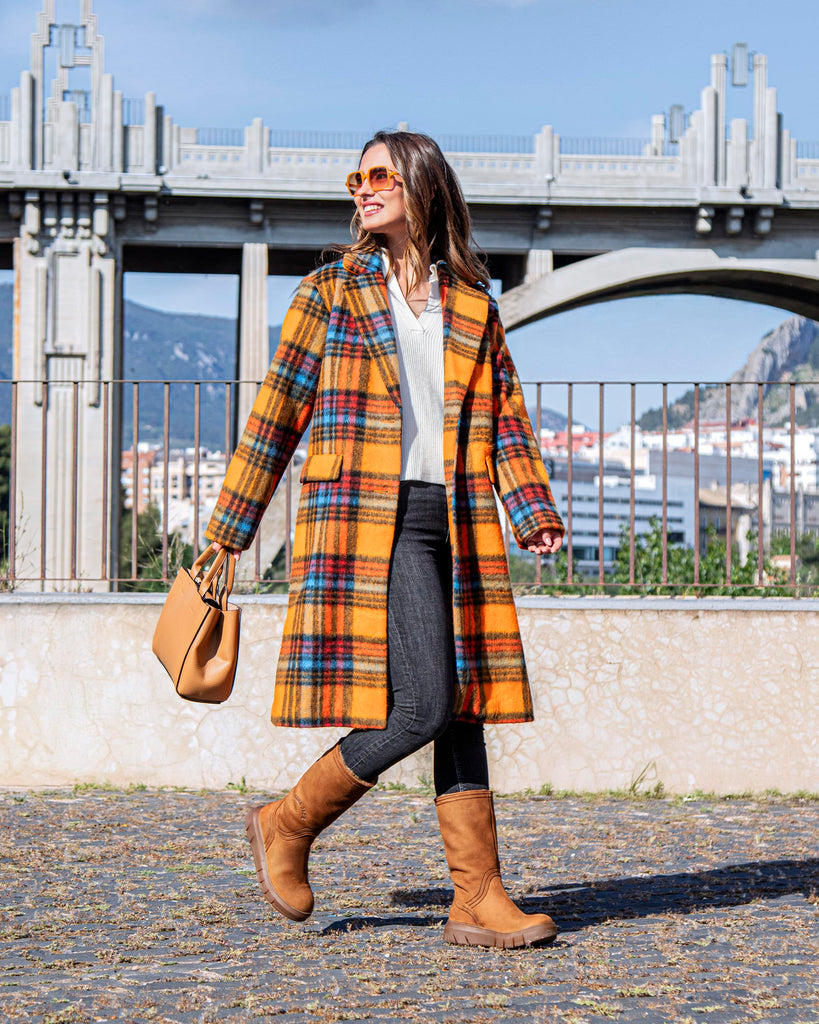 Neck botas de piel con forro interior de pelo. cuero