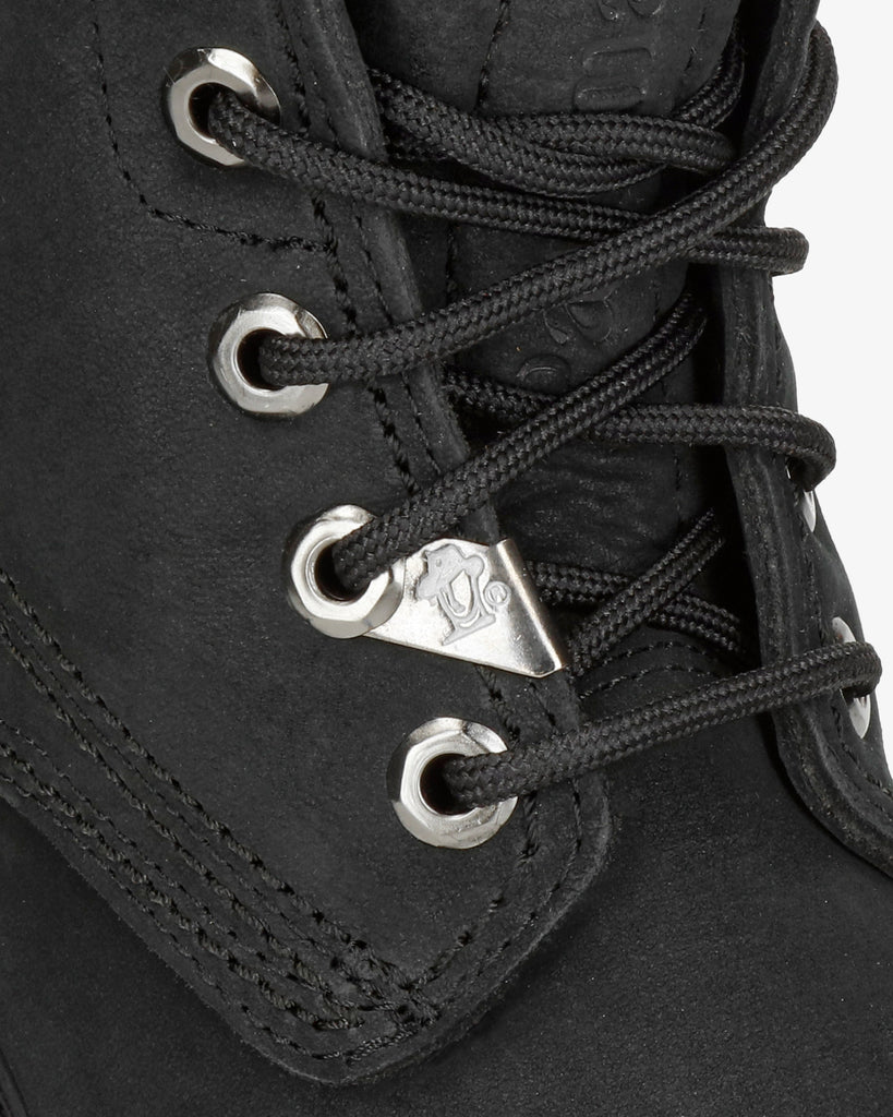 Panama 03 botas de piel con forro interior de pelo. negro