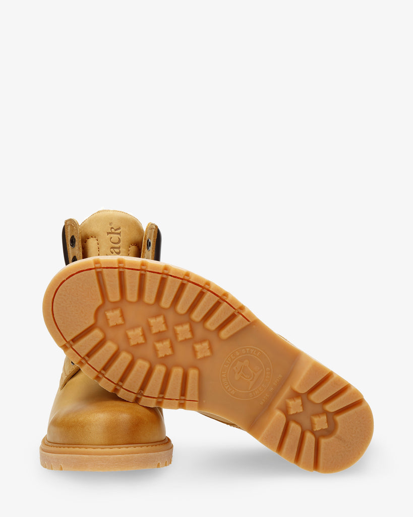 Panama 03 Wool botas de piel con forro interior de lana. vintage